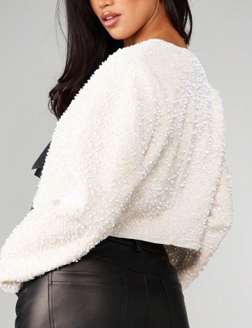 Blazer Missguided, crem
