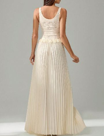 Rochie lunga SHEIN, ecru