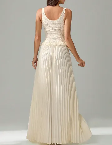 Rochie lunga SHEIN, ecru