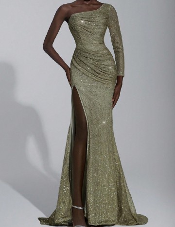 Rochie lunga SHEIN, verde