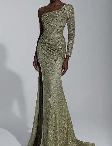 Rochie lunga SHEIN, verde