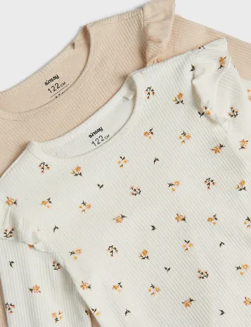 Set bluze 2 bucati Sinsay, crem