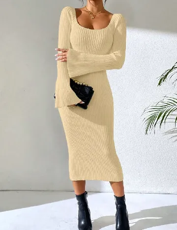 Rochie medie SHEIN, crem