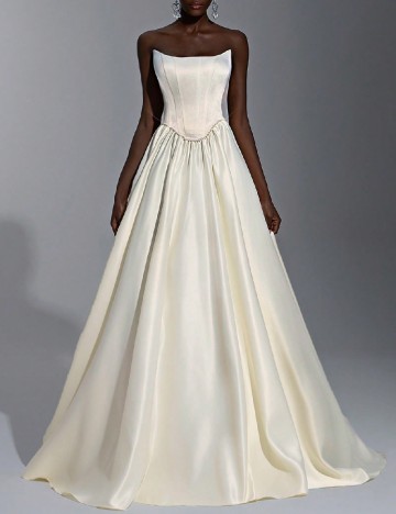 Rochie lunga SHEIN, ecru