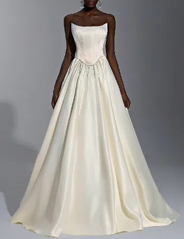 Rochie lunga SHEIN, ecru