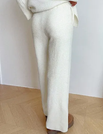 Pantaloni SHEIN, ecru