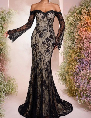 Rochie lunga SHEIN, negru