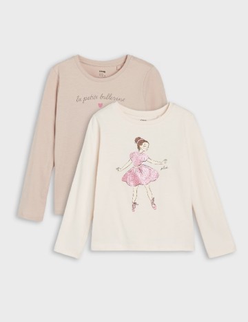 Set bluze 2 bucati Sinsay, crem/bej