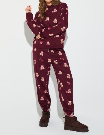 Pantaloni Sinsay, visiniu