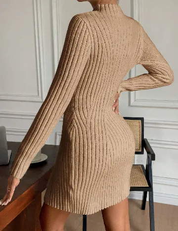 Rochie scurta SHEIN, maro deschis