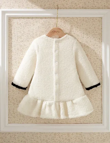 Rochie Shein Kids, ecru