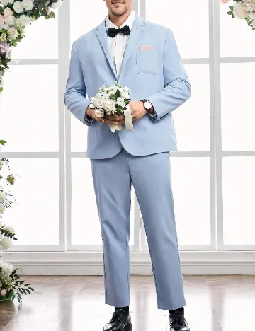 Costum SHEIN Plus Size Men, bleu