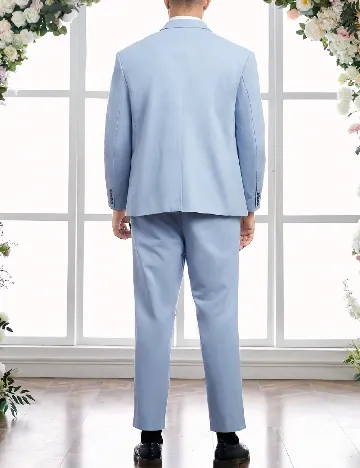 Costum SHEIN Plus Size Men, bleu