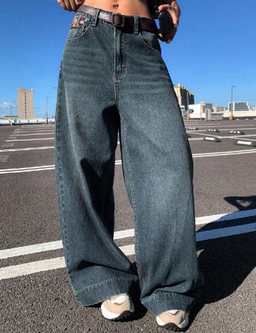 Blugi Dazy, albastru