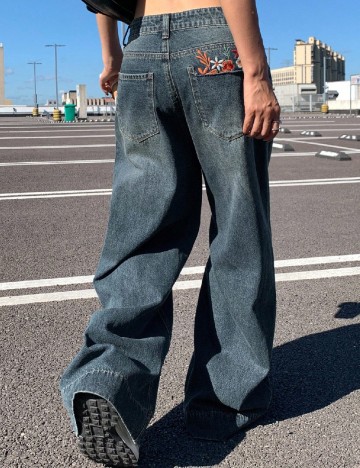 Blugi Dazy, albastru