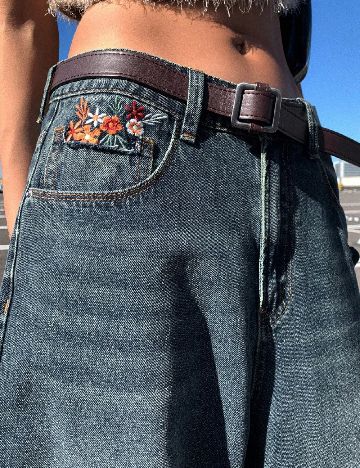 Blugi Dazy, albastru