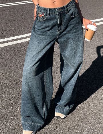 Blugi Dazy, albastru