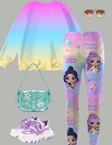 Compleu Shein Kids, mix culori