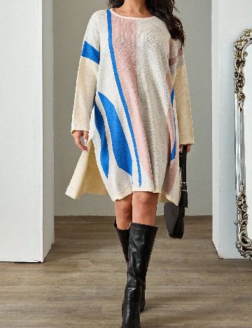 Rochie scurta SHEIN CURVE, mix culori