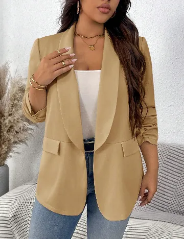 Sacou SHEIN CURVE, maro