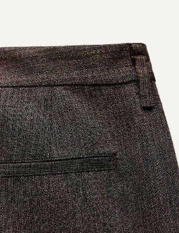 Pantaloni Zara, maro