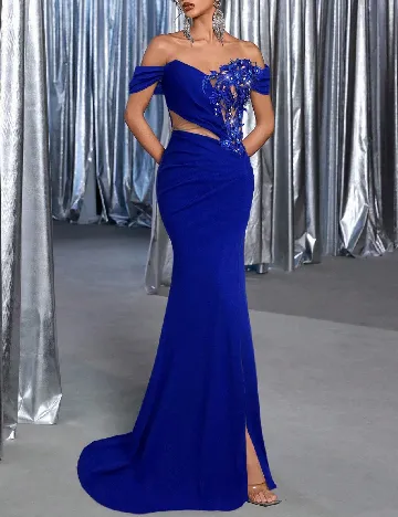 Rochie lunga SHEIN, albastru