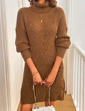 Rochie scurta SHEIN, maro