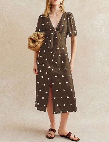 Rochie medie SHEIN, maro