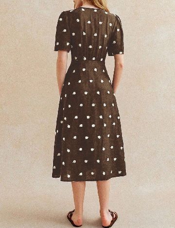 Rochie medie SHEIN, maro