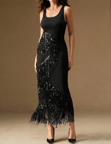 Rochie lunga Anewsta, negru