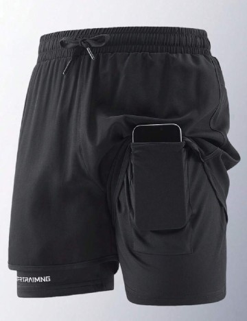 Pantaloni scurti SHEIN, negru