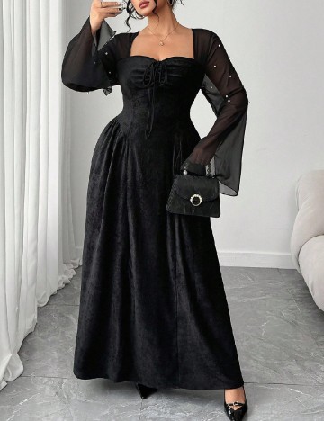 Rochie lunga SHEIN CURVE, negru