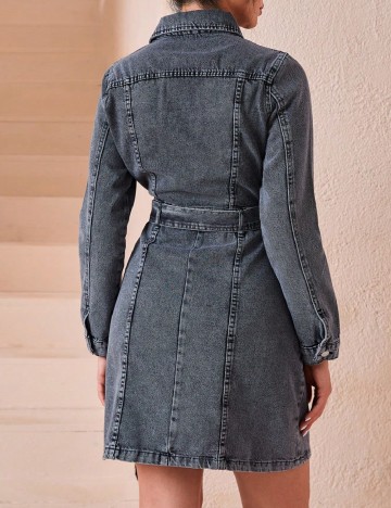 Rochie scurta SHEIN, gri