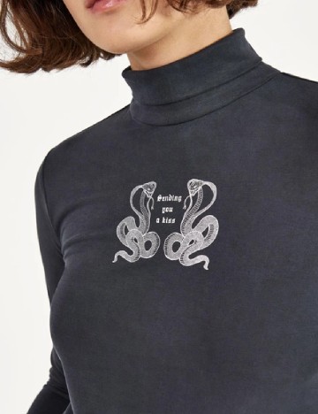 Bluza Bershka, gri inchis