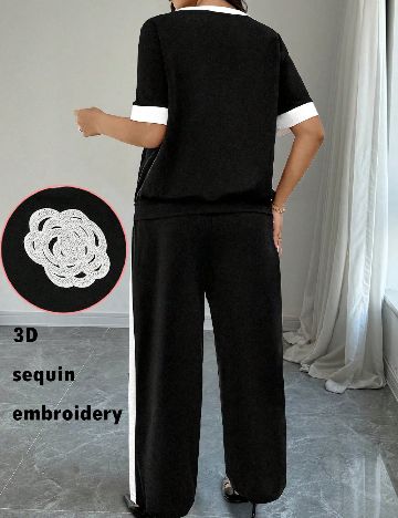 Compleu SHEIN CURVE, negru