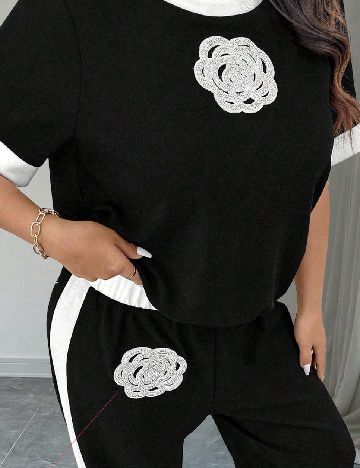 Compleu SHEIN CURVE, negru