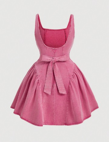 Rochie scurta SHEIN CURVE, roz