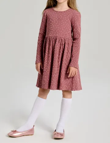 Rochie Sinsay, roz pudra inchis