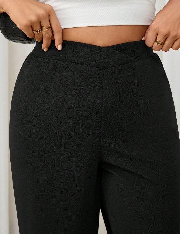 Pantaloni SHEIN CURVE, negru