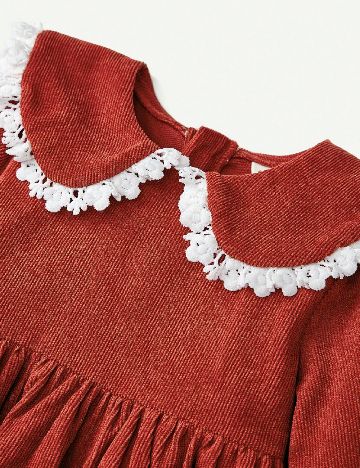 Rochie Cozy Pixies, caramiziu