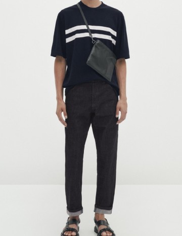 Tricou Massimo Dutti, bleumarin