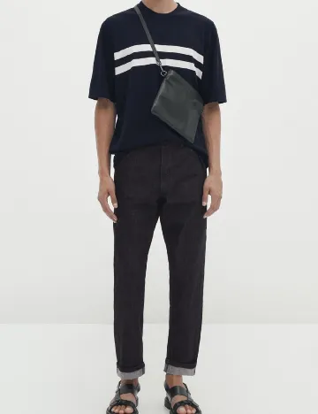 Tricou Massimo Dutti, bleumarin