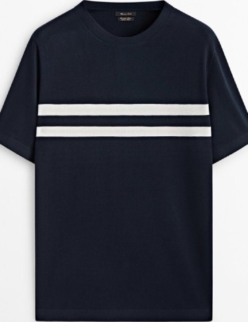 Tricou Massimo Dutti, bleumarin