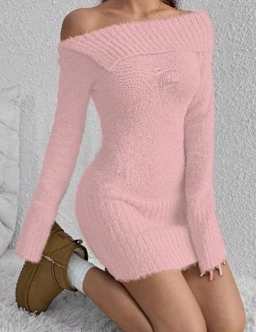 Rochie scurta SHEIN, roz