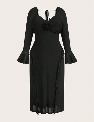 Rochie lunga SHEIN CURVE, negru