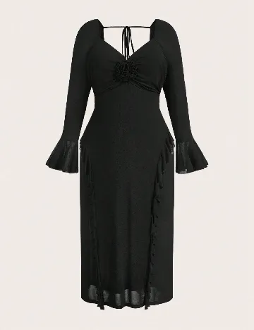 Rochie lunga SHEIN CURVE, negru