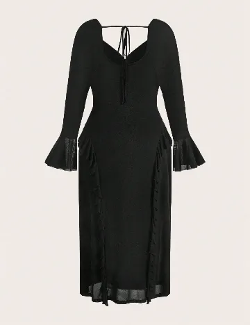 Rochie lunga SHEIN CURVE, negru