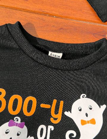 Bluza Shein Kids, negru