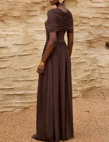 Rochie lunga SHEIN, maro