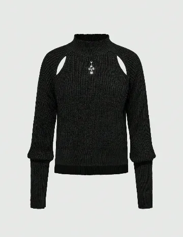 Pulover Romwe, negru